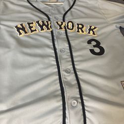 New York #3 Baseball Jersey 