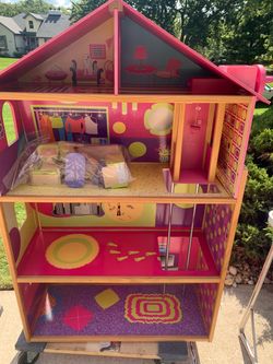Large Wooden Dollhouse