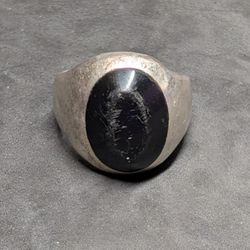 Sterling Silver Vintage Mexico Men's Ring Size 12