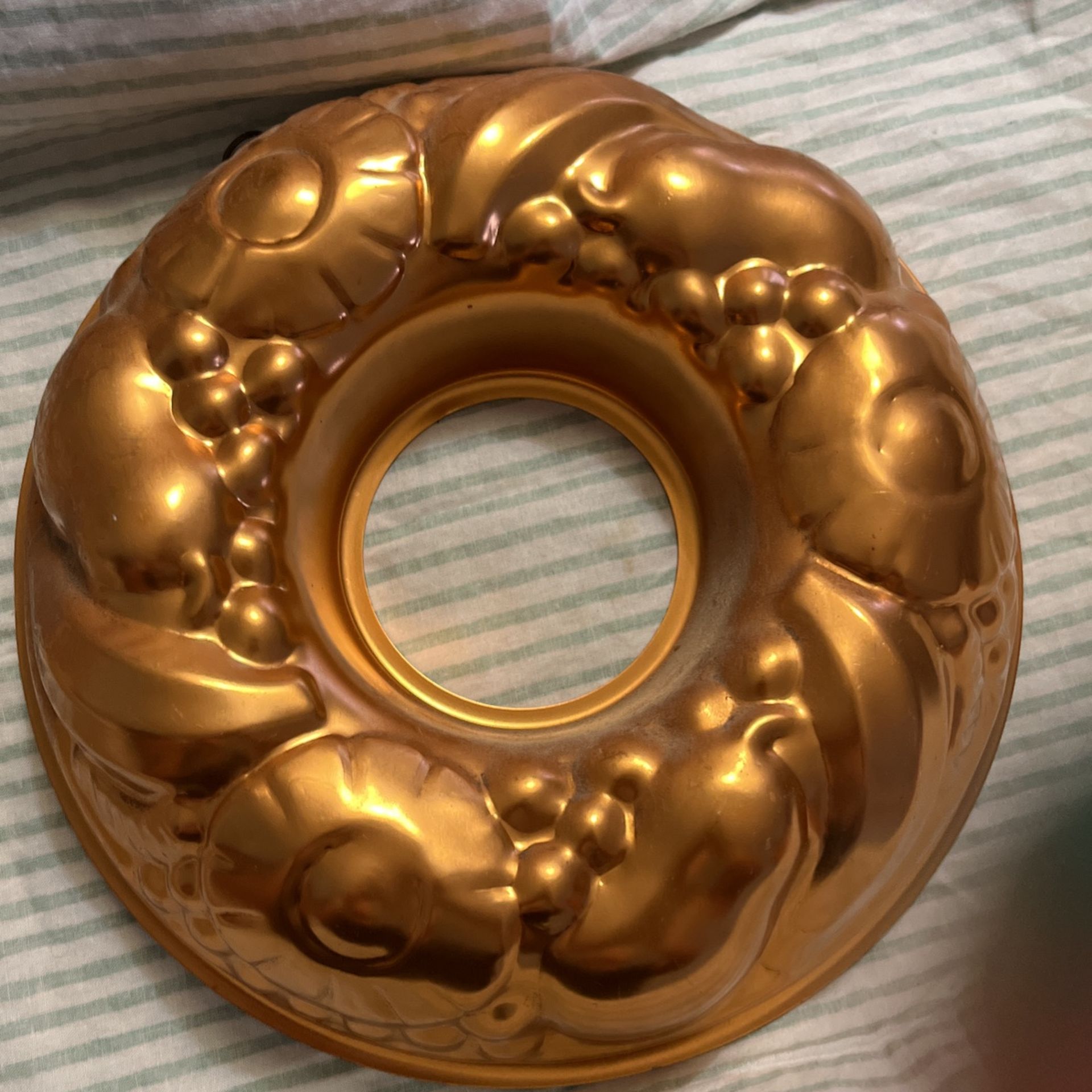 Vintage Copper Fruit Circle