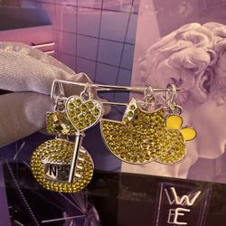 Yellow Charm Bangle Bracelet #10