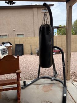 Black Gym Punching Bag