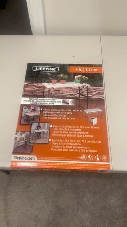 $10 folding table. Like new