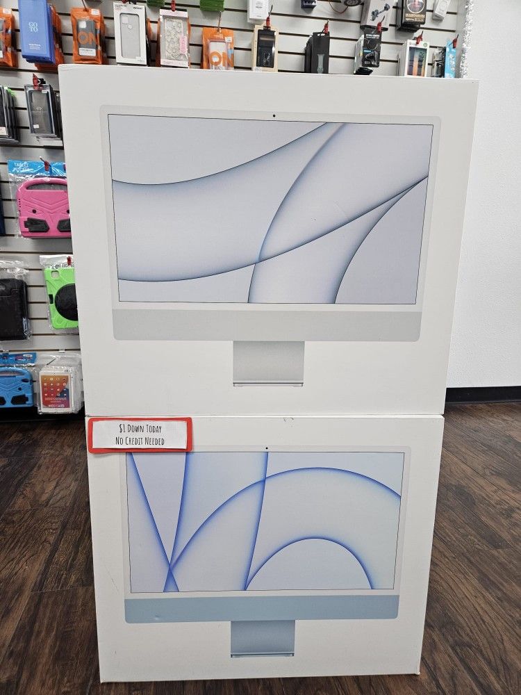 Apple IMac 24 Inch Desktop Open Box -PAYMENTS AVAILABLE-$1 Down Today 