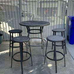 Outdoor Patio Furniture With Stools