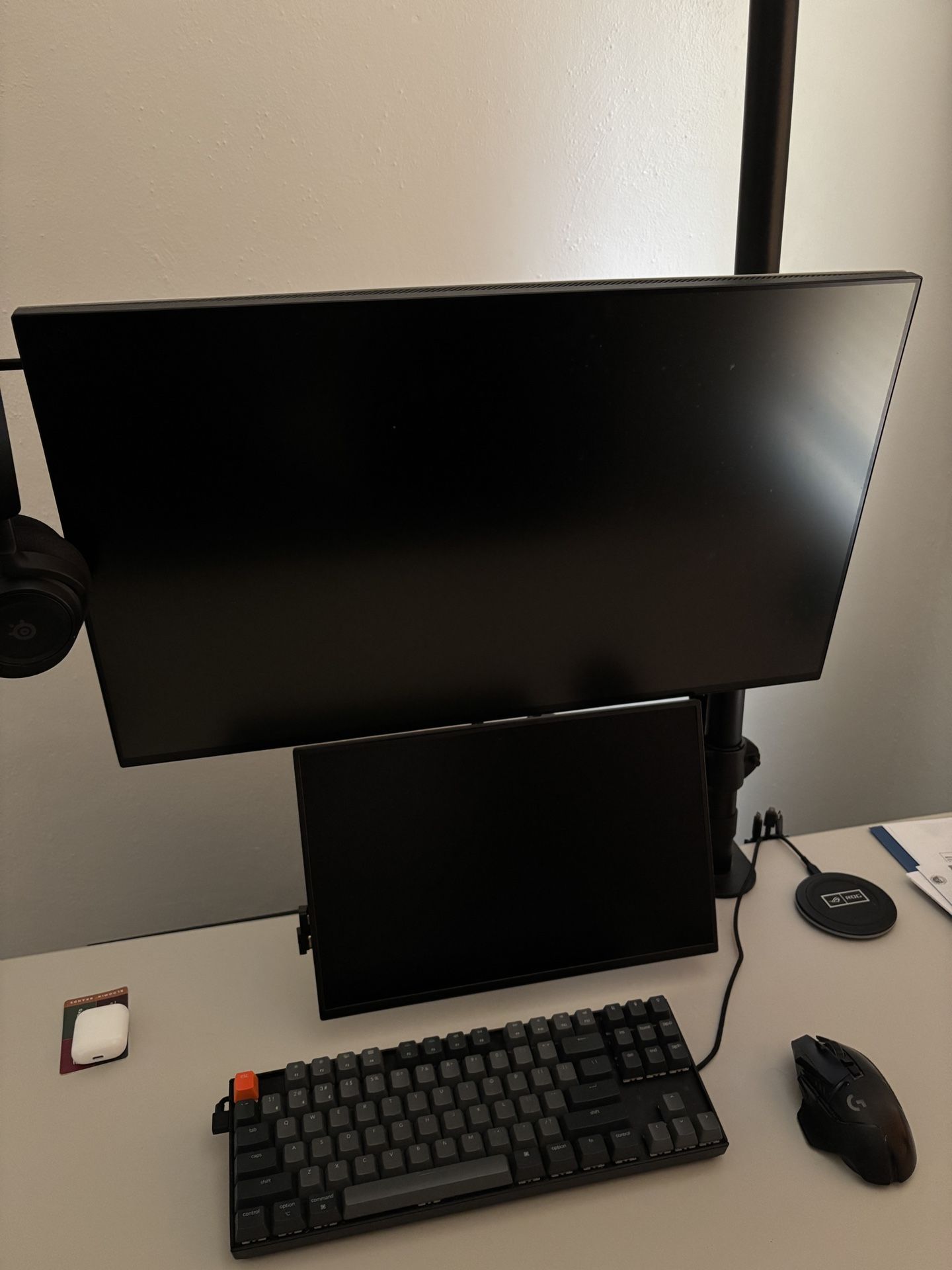 Dual Gaming Monitor With Stand