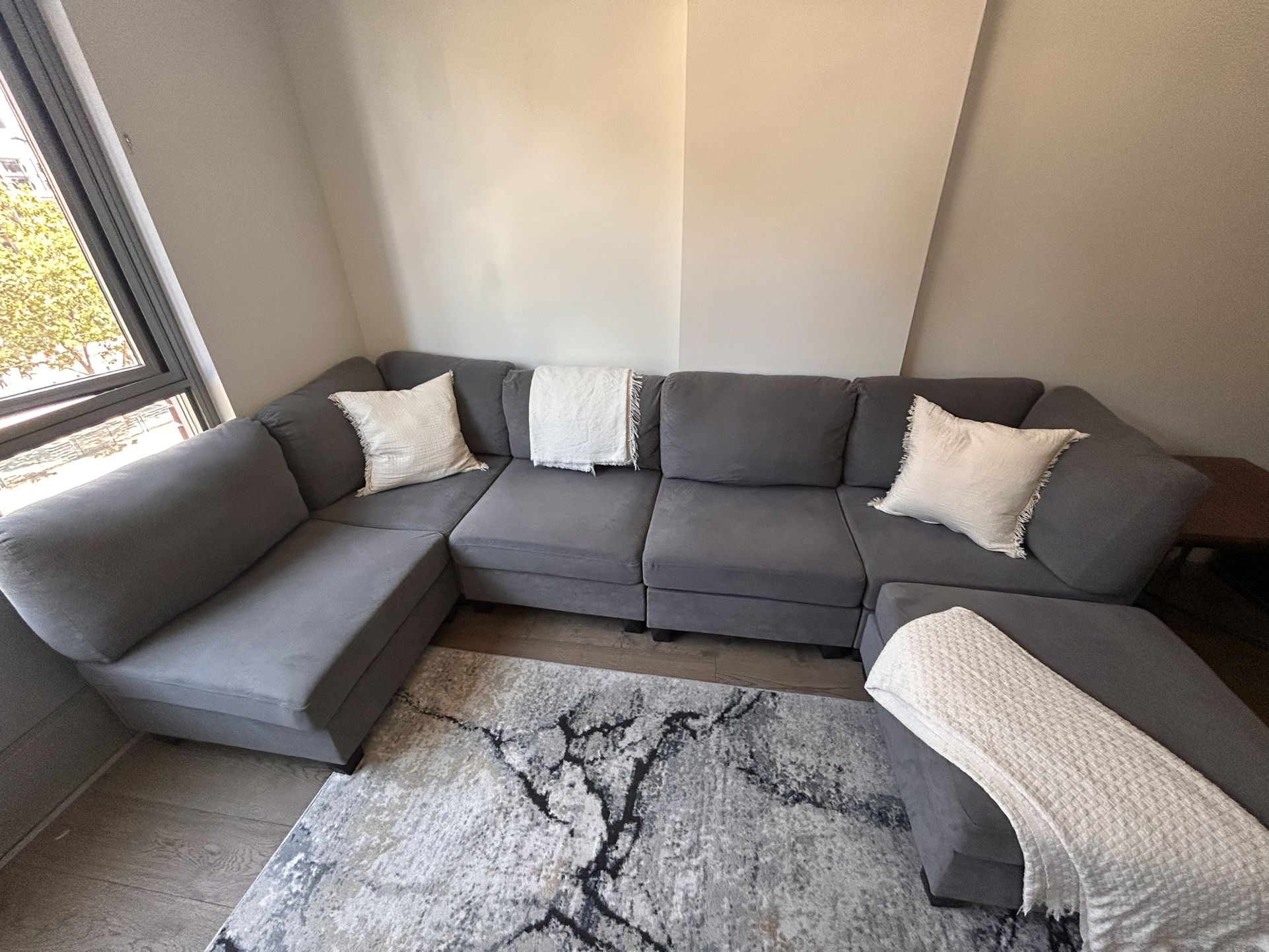 6 Piece Sectional Couch - Wayfair