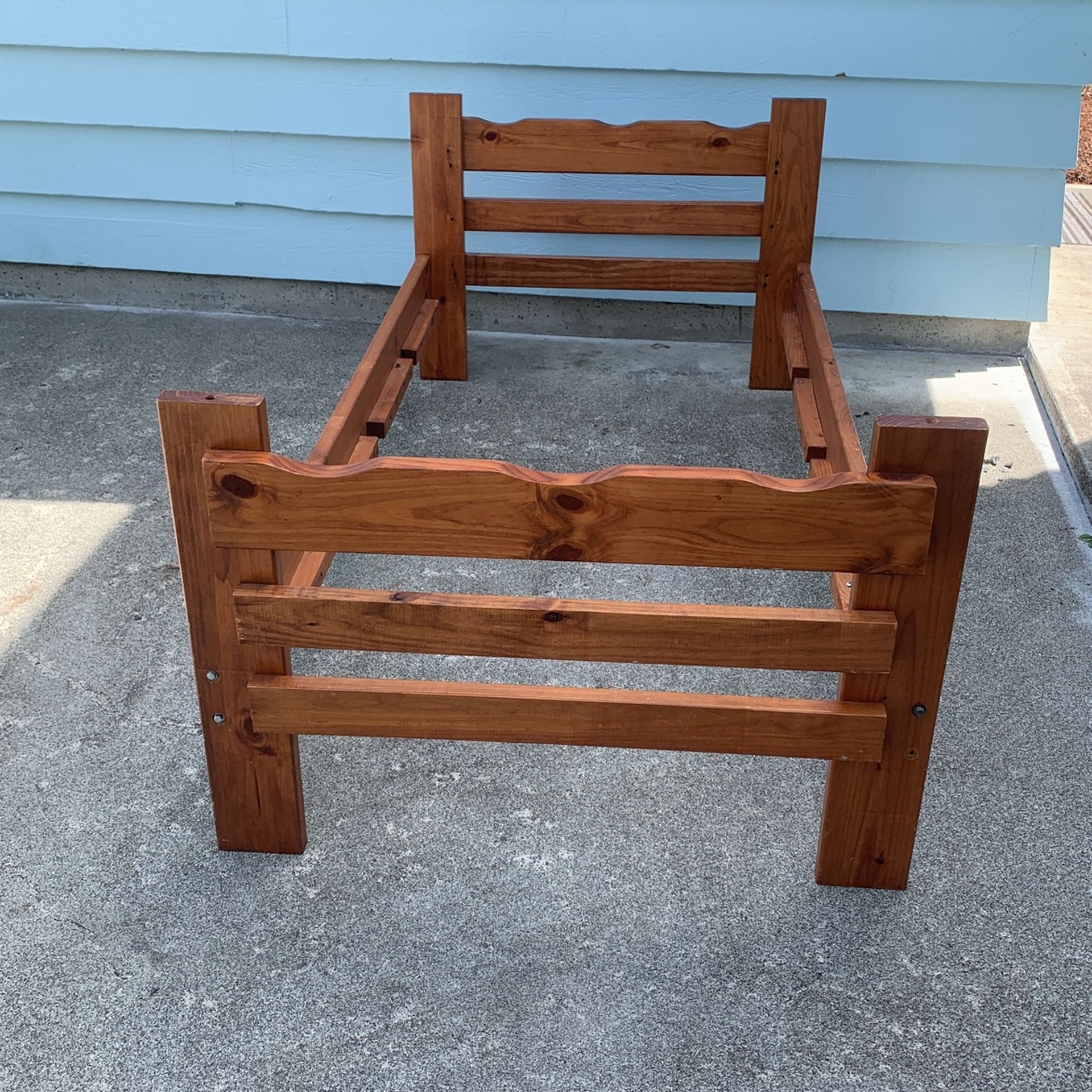 Solid Wood Twin Bed Frame
