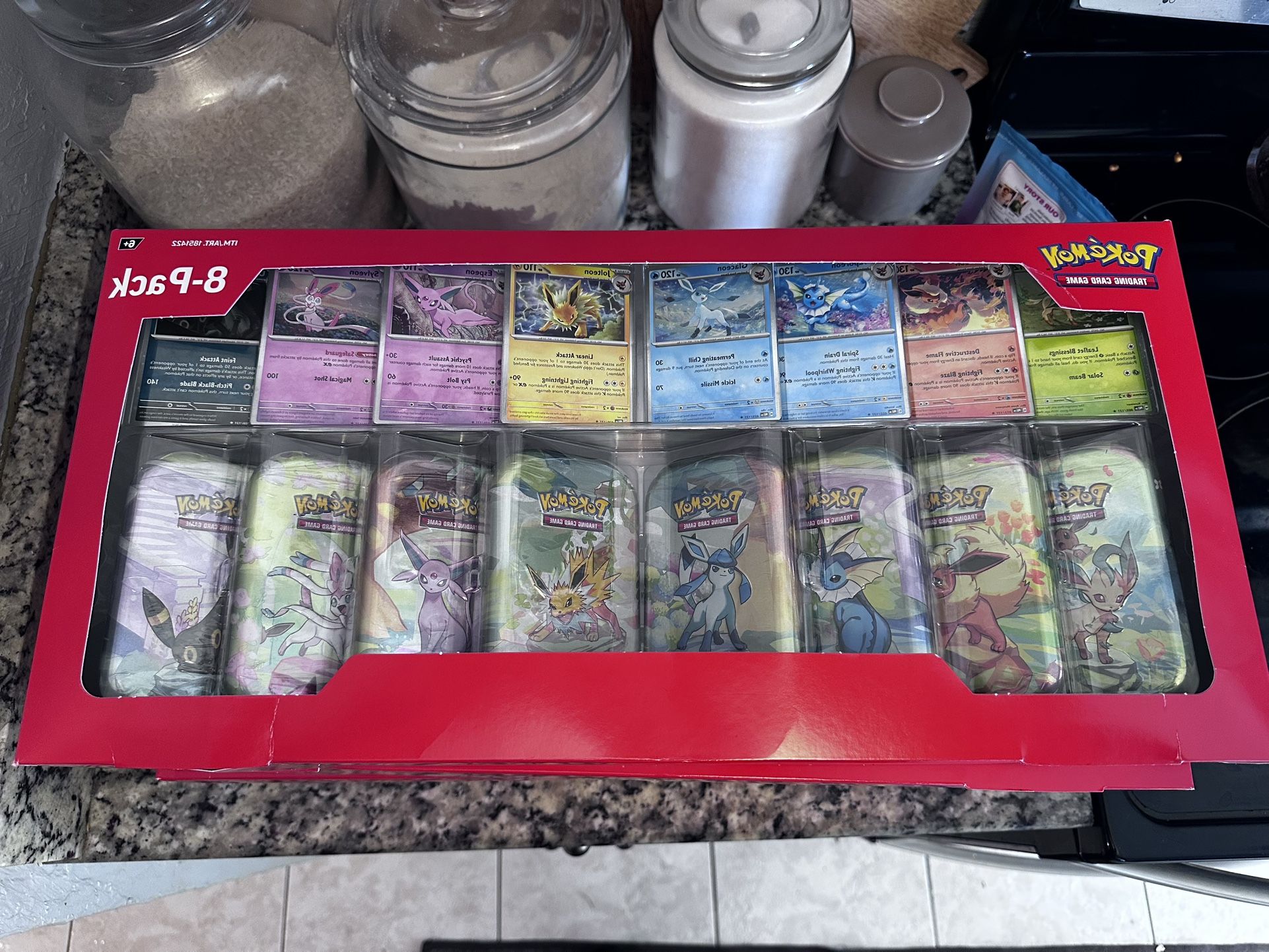 Prismatic Evolution tMini Tins 8 Pack
