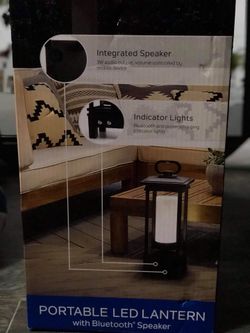 Portable LED Lantern(With Bluetooth Speaker)