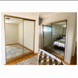 🔥 2 SETS Sliding Mirror Closet Doors Heavy Duty Home Bedroom Office Furniture Remodeling 👀

✨ Overall pre-owned condition.

🪞 2 complete sets avail