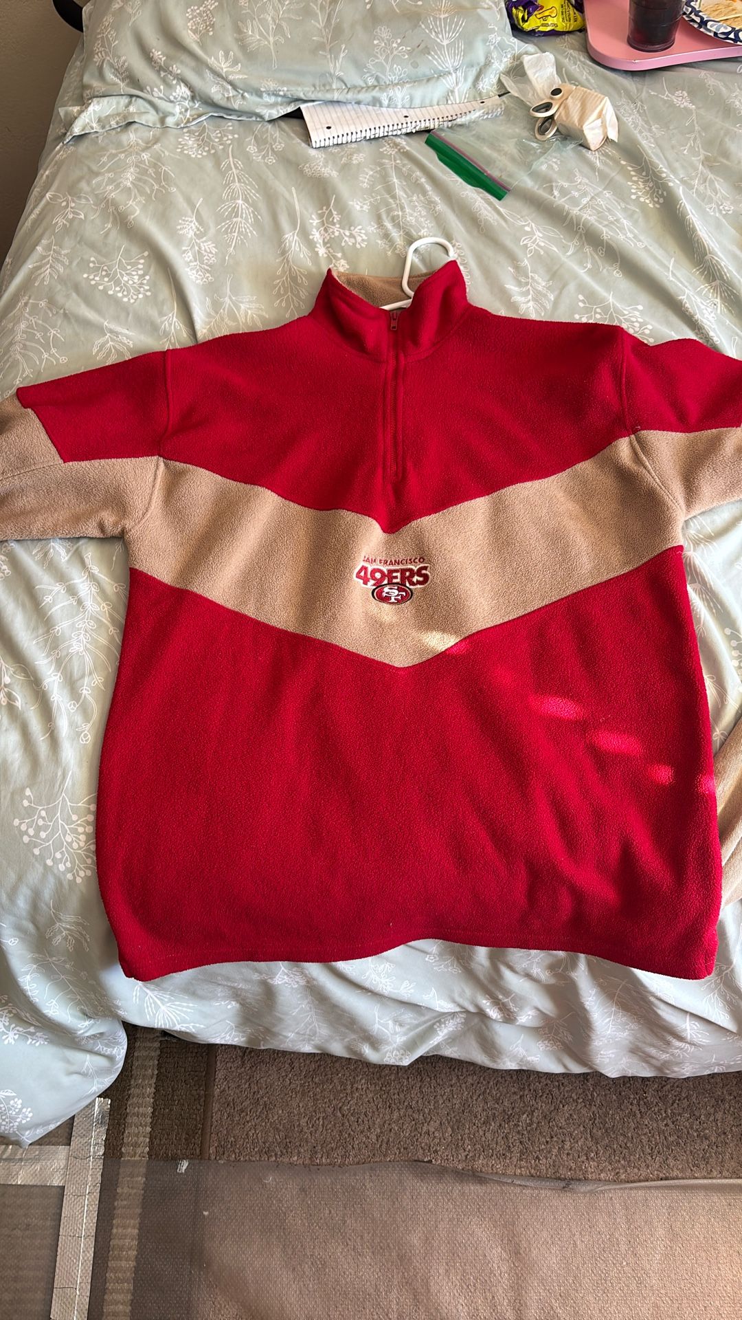 Vintage San Francisco 49ers Pull Over Jacket