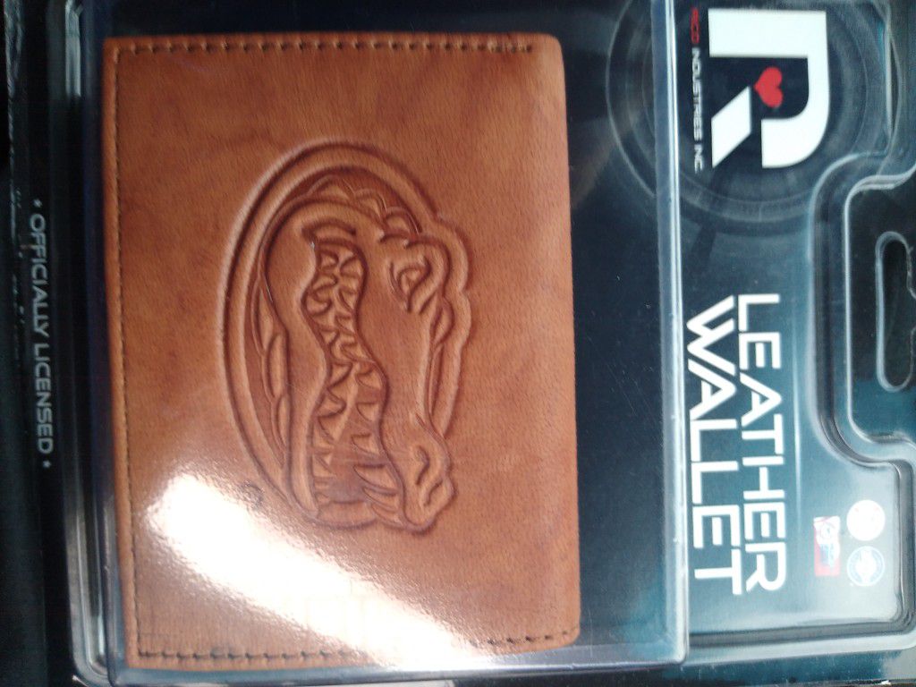 New Gators leather wallet