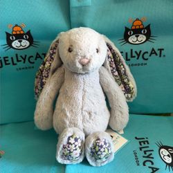 Little Blossom Silver Bunny ‘bloom’ Jellycat
