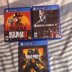 Ps4 Games Modern Warefare , COD, MKXL