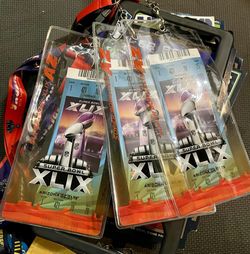Super Bowl XLIX (Seahawks vs Patriots) Ticket w/ Lanyard  & More