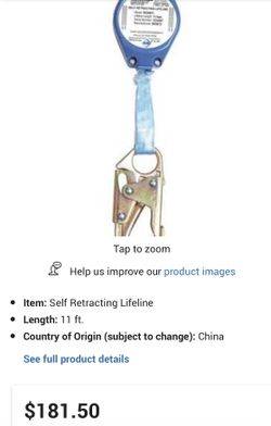 6’ft Werner Self Retracting Lifeline (yoyo)