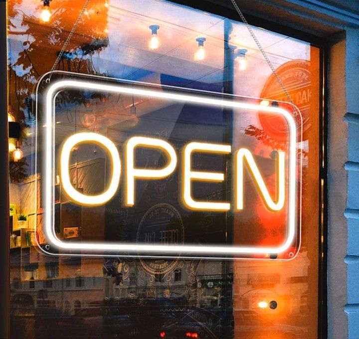 Open Signs for Business LED Neon Open Sign, 16"x 9" Bright Electric Light Up