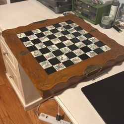 Antique Chinese Chess Set