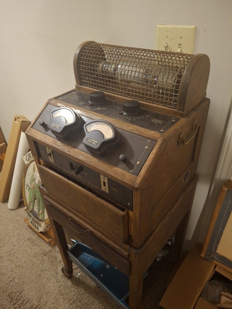Antique 1920s Diathermy Medical Unit Rare