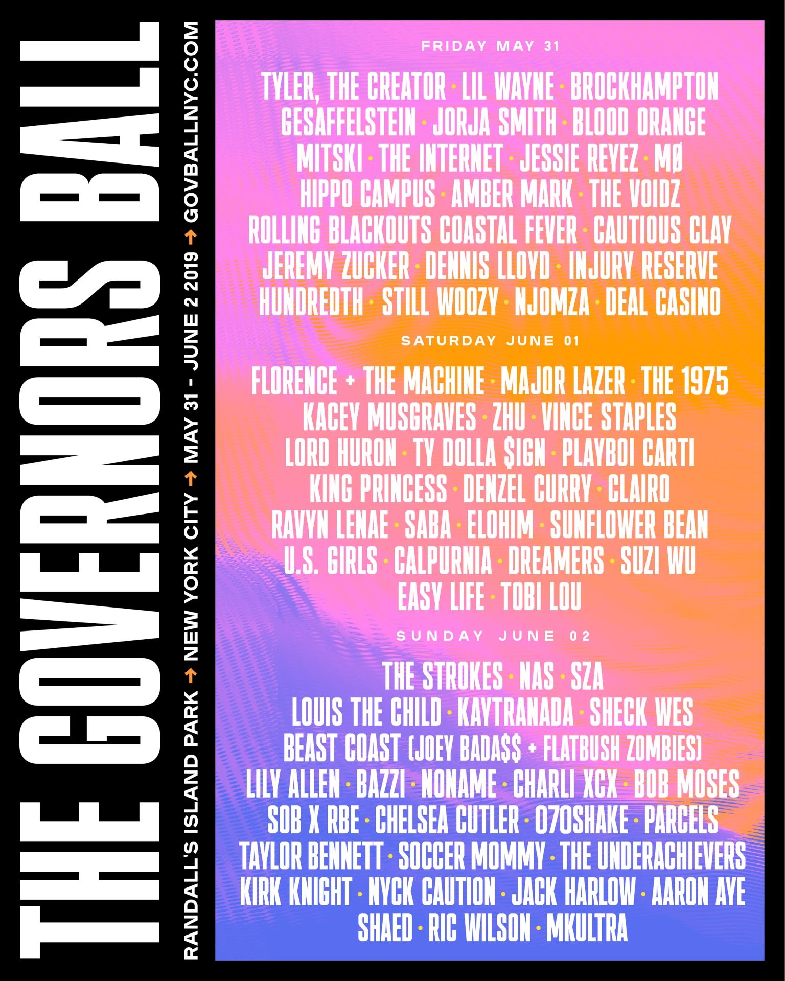 3 Day Pass Governorns Ball