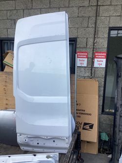2015-2021 FORD TRANSIT 250 350 REAR LEFT. BACK DOOR SHELL COVER PANEL USED OEM