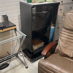 Black Shelf With CD Rack Build In 
