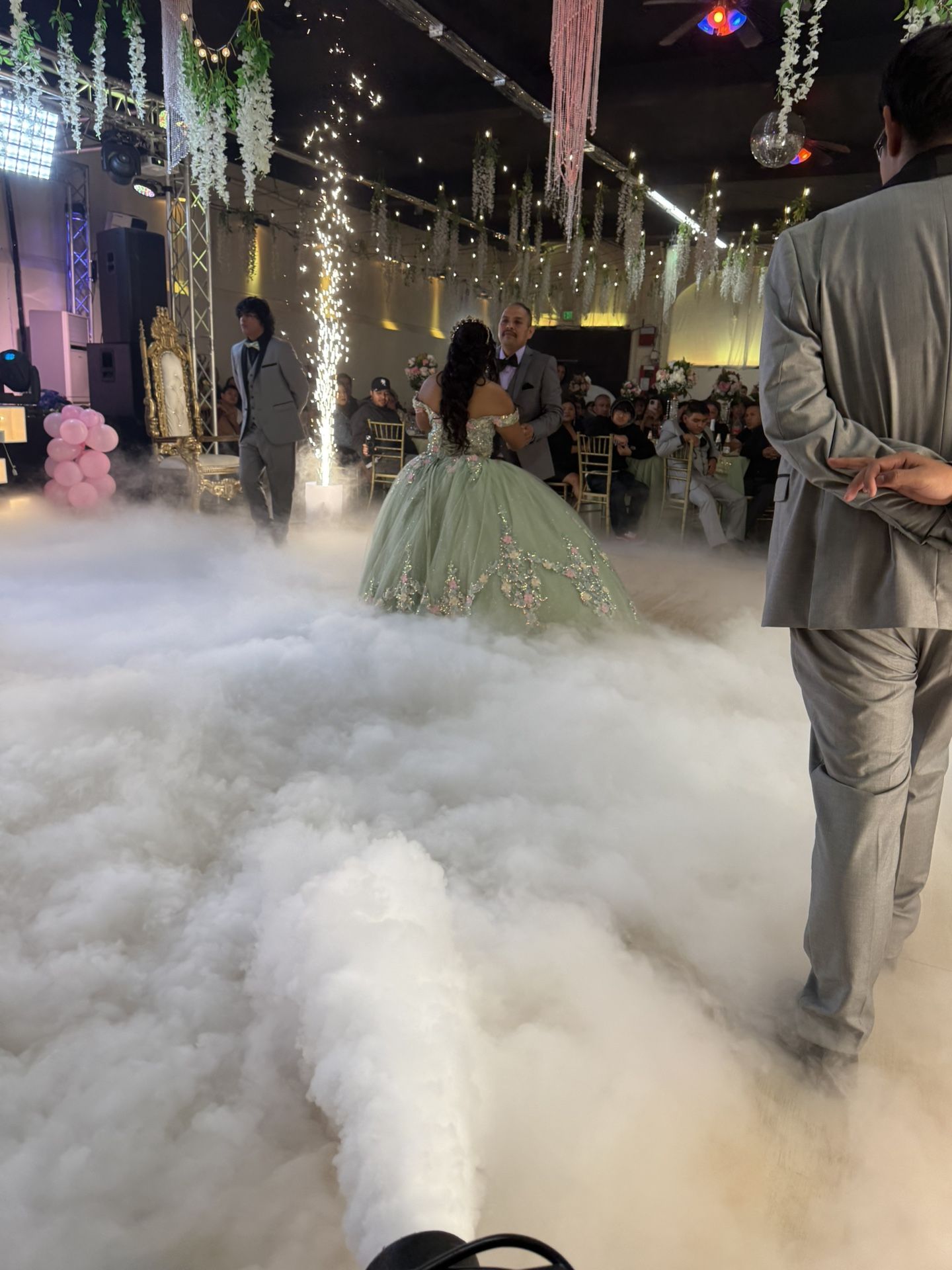 Dancing on the cloud and Sparks