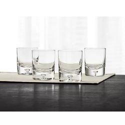Hotel Collection Bubble Double Old-Fashioned Glasses, Set of 4