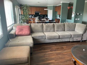 7 pieces sofa with ottoman