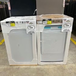 Brand New Top Load Samsung Washer And Dryer Set - Manufacturer Warranty 