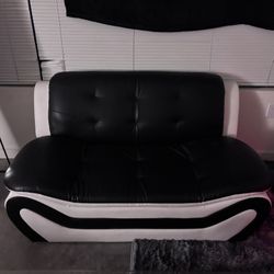 Faux Leather Sofa Set/ Sofa & Loveseat! 