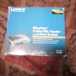 Linksys Etherfast Cable /Dsl Router W/4 Port Switch