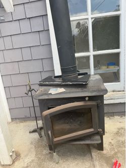 Used wood burning stove