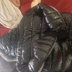 All Black Bubble Coat 