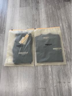 Essentials kids black and white tee and short