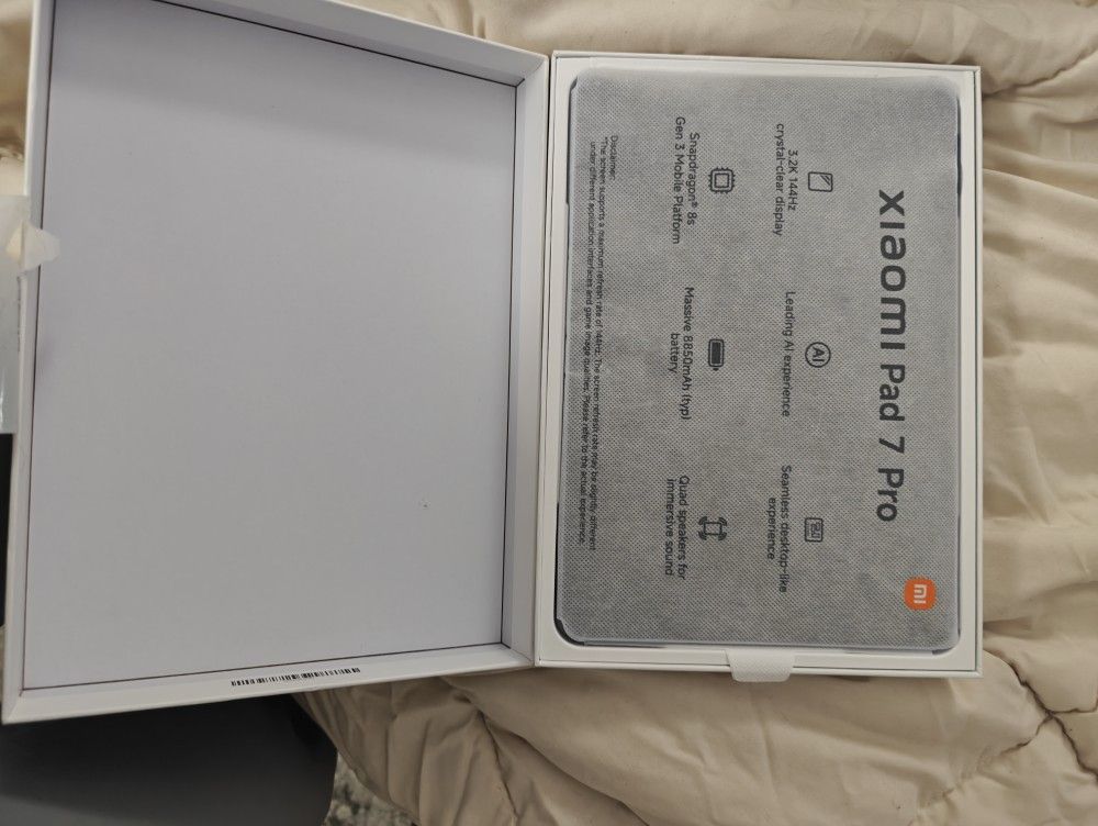 Xiaomi Pad 7 Pro Bundle 512GB, Pen, Keyboard Covers, Folio Cover