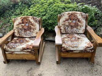 Wooden Amish made chairs