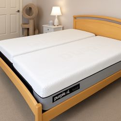 Purple.4 And 2 Mattress Split King  – $1000 (Excellent Condition) 