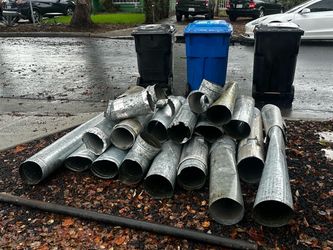 Galvanized Steel HVAC Duct Pipe Lot
