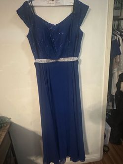 Blue dress