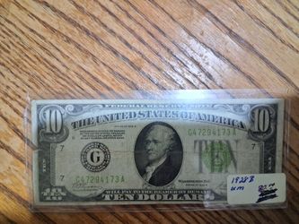 1928b $10 bill