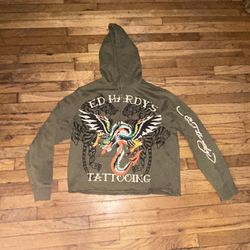 Eh Hardy Custom Cropped Hoodie 