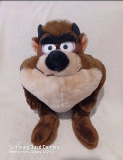 Vintage Looney tunes Tasmanian Devil mighty star plush