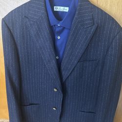 Men’s Suit Jacket 100% Italian Wool Size 40R