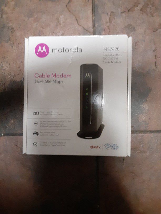  Motorola Cable Modem 