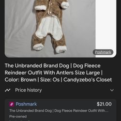 Reindeer Outfit For Dog