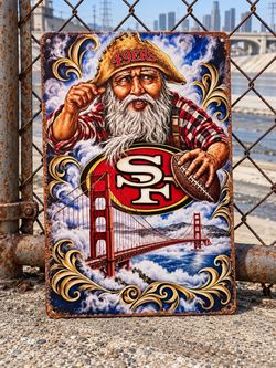 San Francisco 49ers Decorative Metal Tin Sign