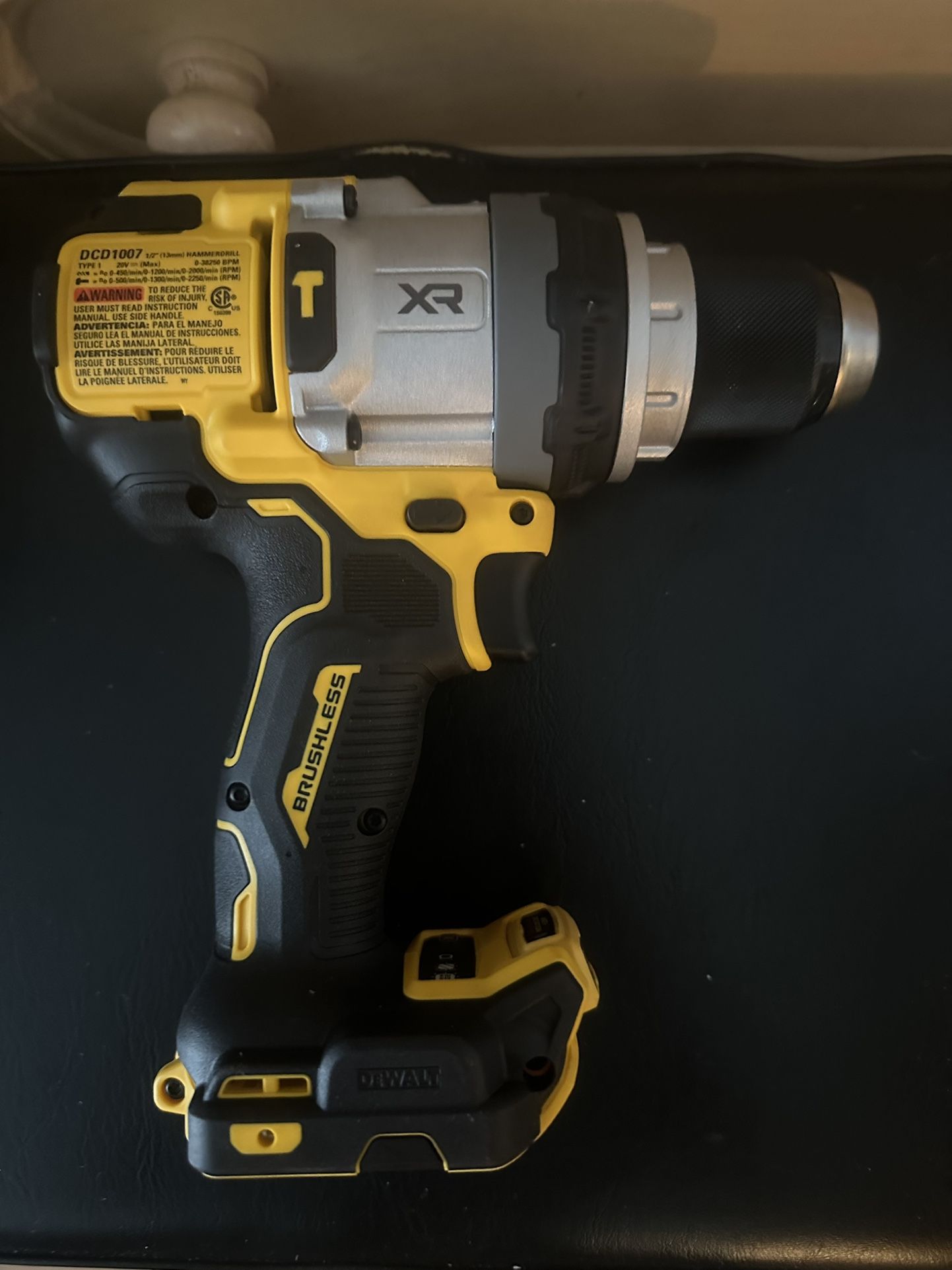 Dewalt DCD1007 Hammer Drill Anti-Rotation system