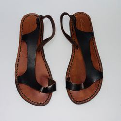 Gianluca Strappy  Sandals Leather Size 8 For Women
